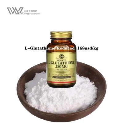 L-Glutathione Reduced Powder 98% CAS 70-18-8 | Skin Whitening & Liver Support Supplement | Cosmetic & Pharmaceutical Grade Raw Material | Bulk Supply
