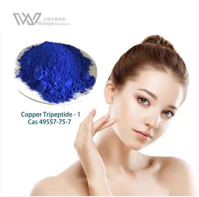 qualidade  Copper tripeptide -1 99% 3000 usd/kg Boost Skin Cell Regeneration with Copper Tripeptide-1 Anti Aging Powder and Cytochrome c Oxidase fábrica