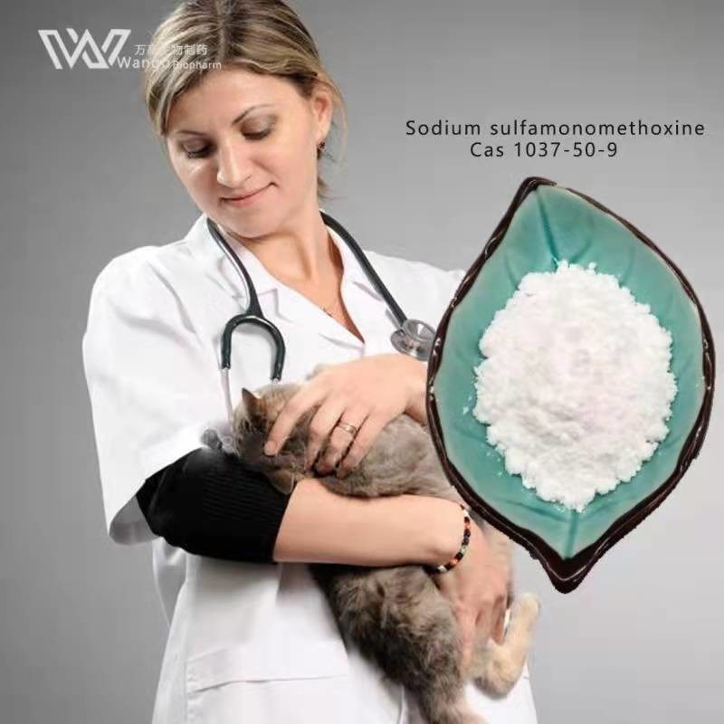 Cas 1037-50-9 Sulfamonomethoxine Sodium For Veterinary